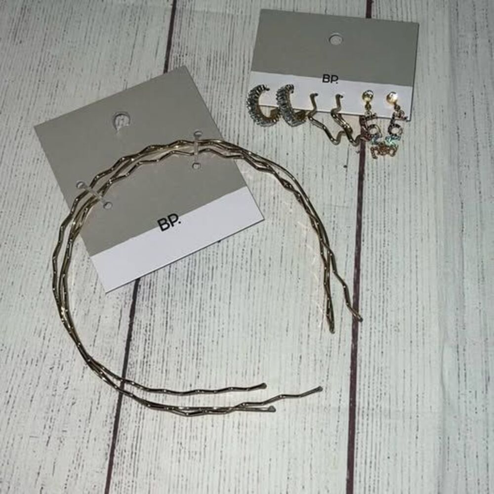 3pc Headband & 3 piece Earrings Set